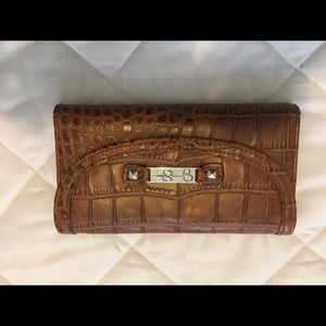 Jessica Simpson wallet, brown